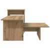vidaXL Table console Ch&ecirc;ne artisanal 91,5 x 35 x 38,5 cm