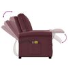 vidaXL Fauteuil de massage Violet Tissu