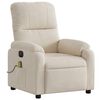 vidaXL Fauteuil inclinable de massage électrique beige