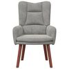 vidaXL fauteuil Gris clair 63 x 67 x 94 cm Velours