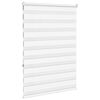 vidaXL Store z&egrave;bre blanc 110x150 cm largeur du tissu 105,9cm polyester