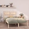 vidaXL Cadre de lit sans matelas 135x190 cm bois massif