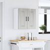 vidaXL Armoire murale de cuisine Kalmar sonoma gris bois d'ing&eacute;nierie
