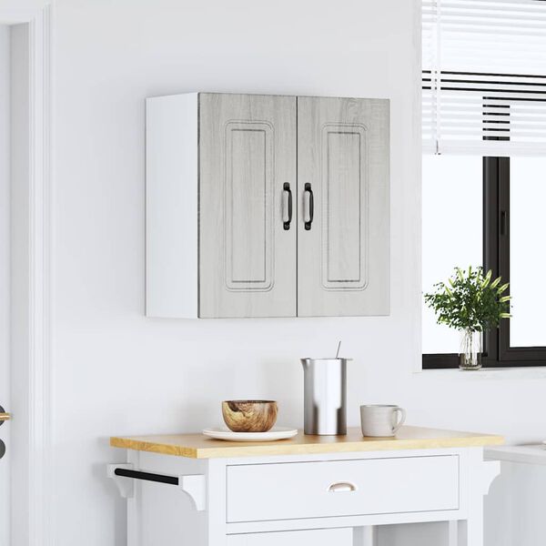 vidaXL Armoire murale de cuisine Kalmar sonoma gris bois d'ing&eacute;nierie