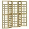 vidaXL &Eacute;cran de confidentialit&eacute; Marron miel 200 x 180 cm