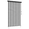 vidaXL Store enrouleur Anthracite et blanc 180 x 250 cm