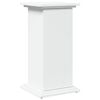 vidaXL Pi&eacute;destal avec rangement blanc 31x30x60 cm bois d'ing&eacute;nierie