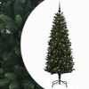 vidaXL Sapin de No&euml;l artificiel avec boules 150 cm 150 LED Blanc chaud