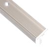 vidaXL Nez de marche forme en L 15 pcs aluminium 100 cm champagne