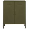 vidaXL Armoire de rangement Vert olive 80x35x101,5 cm Acier