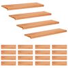 vidaXL Marches d'escalier 20 pi&egrave;ces 100 x 25 x 2 cm Vernis