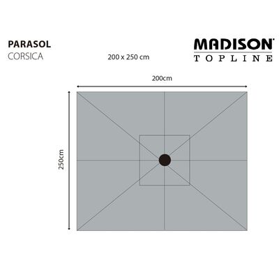 Madison Parasol Corsica 200x250 cm écru