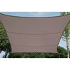 Perel Voile d'ombrage carr&eacute;e 3,6 m Taupe GSS4360TA