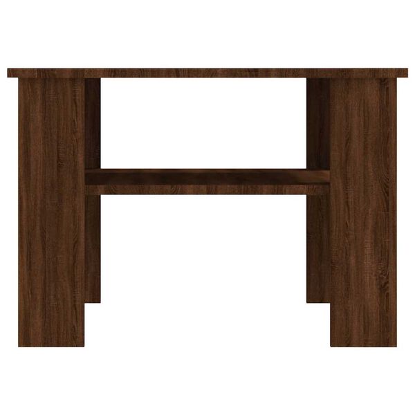 vidaXL Table basse Ch&ecirc;ne marron 60x60x42 cm Bois d'ing&eacute;nierie