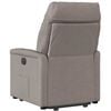 vidaXL Fauteuil inclinable taupe tissu