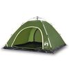 vidaXL Tente de camping 5 personnes vert lib&eacute;ration rapide