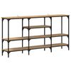 vidaXL Table console ch&ecirc;ne artisanal 160 x 29 x 80 cm