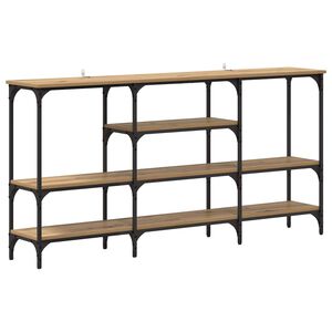 vidaXL Table console ch&ecirc;ne artisanal 160 x 29 x 80 cm