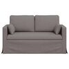 vidaXL Canap&eacute; Taupe Dimensions globales: 139 x 78 x 80 cm (l x P x H)