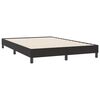vidaXL Sommier &agrave; lattes de lit avec matelas noir 160x220 cm velours