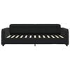 vidaXL Lit de repos sans matelas noir 100x200 cm velours