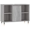 vidaXL Armoire salle de bain sonoma gris 80x33x60 cm bois d'ing&eacute;nierie