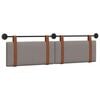 vidaXL T&ecirc;te de lit suspendue Taupe PU antique