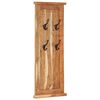 vidaXL Porte-manteaux 2 pcs Bois massif d'acacia 38x100 cm