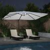 vidaXL Parasol Sable 352 x 251 x 265 cm Polyester et Aluminium