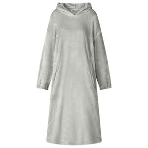 vidaXL Sweat &agrave; capuche couverture Gris s Flanelle