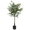 vidaXL Ficus artificiel 480 feuilles 130 cm vert