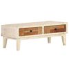 vidaXL Table basse 90 x 50 x 35 cm Bois de r&eacute;cup&eacute;ration massif