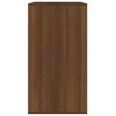 vidaXL Armoire cosmétique Chêne marron 80x40x75 cm Bois d'ingénierie