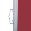 vidaXL Auvent lat&eacute;ral r&eacute;tractable Rouge 120 x 600 cm