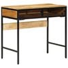 vidaXL Bureau d'écriture Marron 80 x 50 x 75 cm Bois de mangue massif