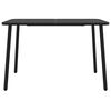 vidaXL Table de jardin anthracite 110x80x71 cm acier