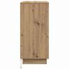 vidaXL Buffet LED Ch&ecirc;ne artisanal 71 x 34,5 x 75 cm Bois d'ing&eacute;nierie