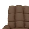 vidaXL Fauteuil inclinable Marron Tissu