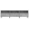 vidaXL Meuble TV gris béton 150x30x44,5 cm bois d'ingénierie
