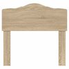 vidaXL T&ecirc;te de lit Ch&ecirc;ne Sonoma 90 cm Bois d'ing&eacute;nierie