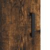 vidaXL Armoire murale ch&ecirc;ne fum&eacute; 60x31x60 cm bois d'ing&eacute;nierie