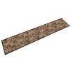 vidaXL Tapis de cuisine lavable imprim&eacute; Morning brun 60x300 cm velours