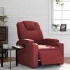 vidaXL Fauteuil inclinable &eacute;lectrique Rouge bordeaux Similicuir