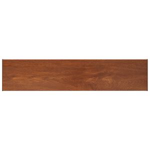 vidaXL Appui de fen&ecirc;tre Bois marron 120 x 35 x 4,5 cm PVC