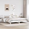 vidaXL Cadre de lit sans matelas blanc 180x200 cm bois massif de pin
