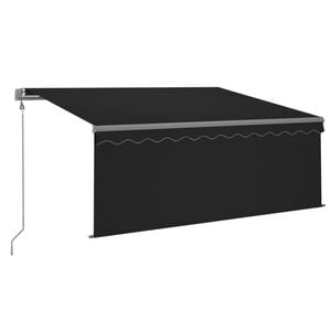 vidaXL Auvent r&eacute;tractable automatique avec store 3x2,5 m Anthracite