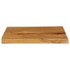 vidaXL Dessus de table 50x40x2,5 cm bord vivant bois massif manguier