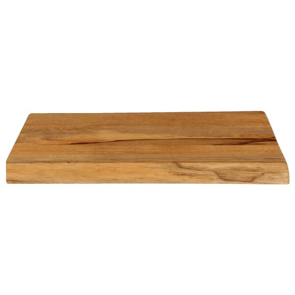 vidaXL Dessus de table 50x40x2,5 cm bord vivant bois massif manguier