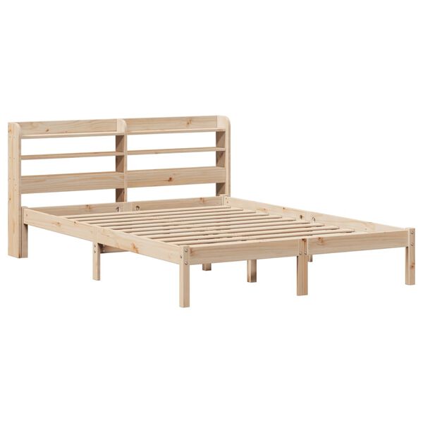 vidaXL Cadre de lit sans matelas 140x200 cm bois massif de pin