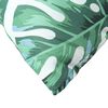 vidaXL Coussins de canap&eacute; lot de 4 motif de feuilles 50x50 cm tissu